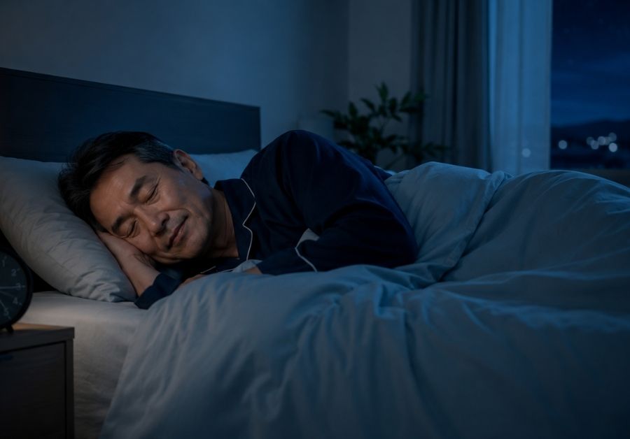 いびきと夜間頻尿の関係|睡眠時無呼吸が夜のトイレを増やす仕組みのイメージ