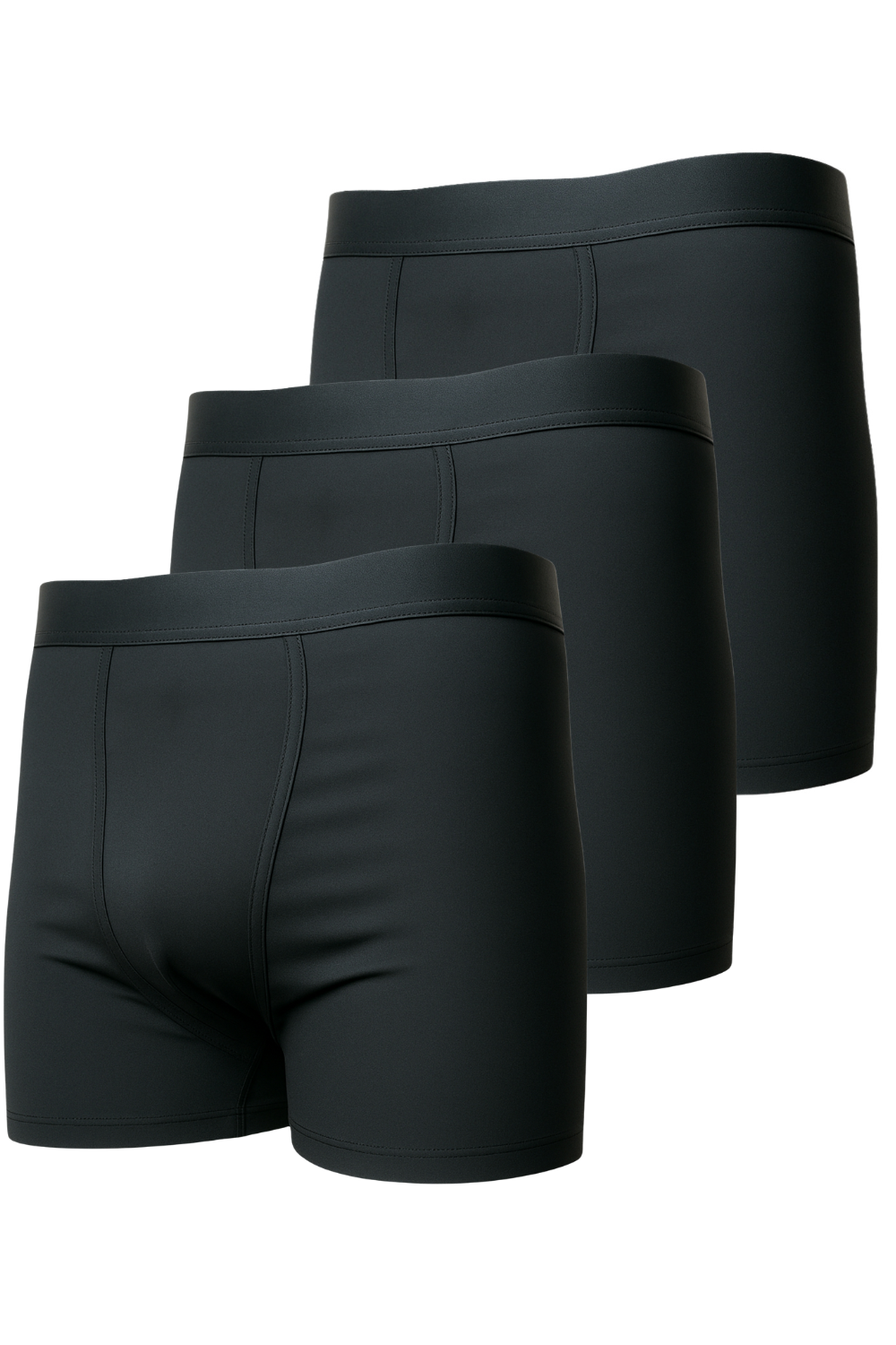 Sereni 20mlちょい漏れ吸水ボクサーパンツ黒の3枚セット｜軽度の尿漏れ対策に最適な男性向け洗える吸水下着