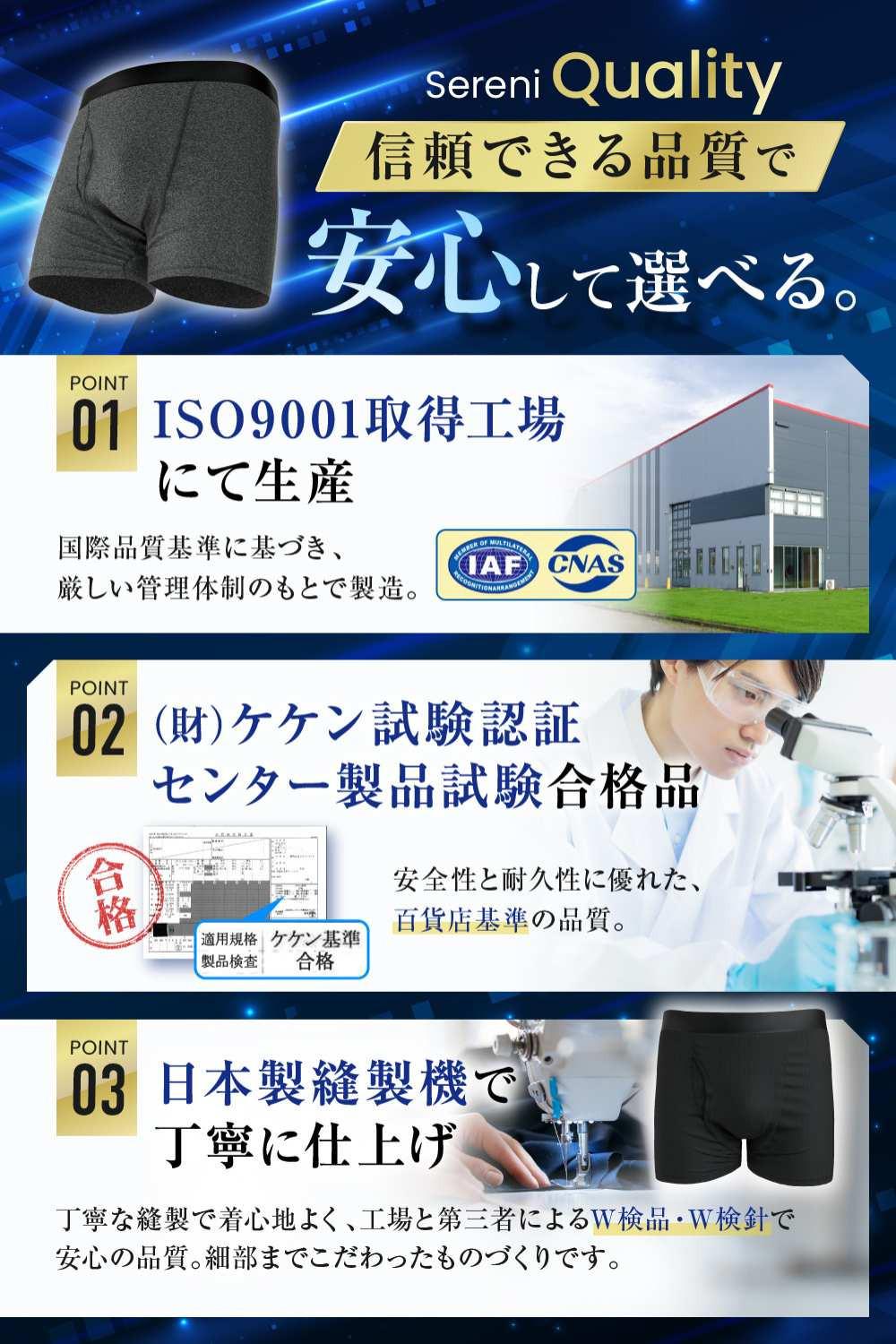 ちょい漏れ 20ml対応 前開き 尿漏れパンツ アソート 3枚セット