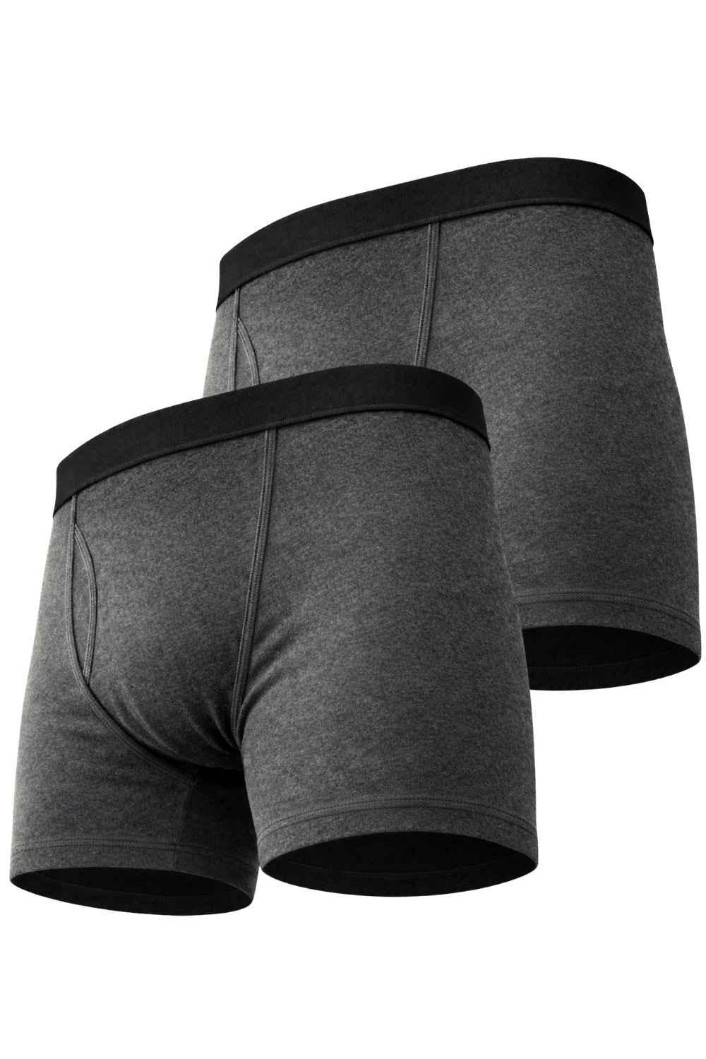 中容量 60ml対応 前開き 尿漏れパンツ チャコール 2枚セット