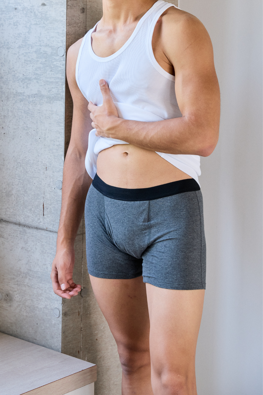 中容量 60ml対応 尿漏れパンツ チャコール 2枚セット